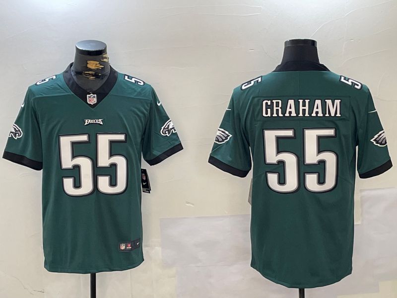 Men Philadelphia Eagles #55 Graham Green 2024 Nike Vapor Limited NFL Jersey style 2->new england patriots->NFL Jersey